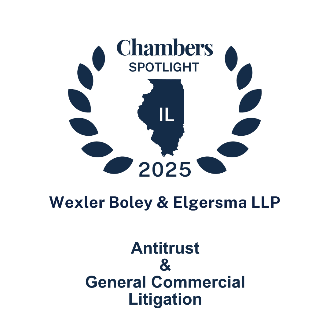 Chambers & Partners Regional Spotlight Badge for Wexler Boley & Elgersma, LLP