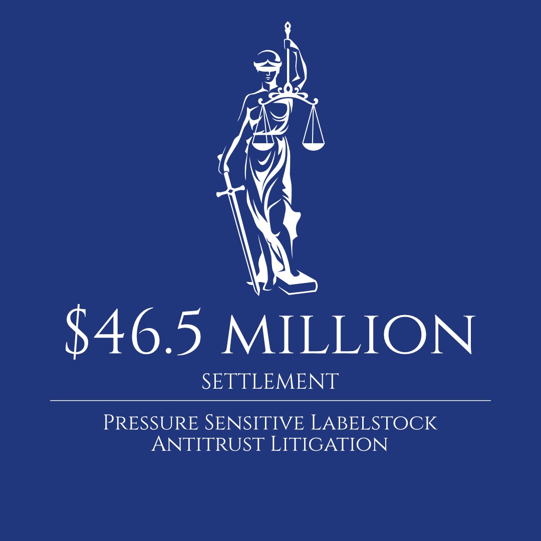 Pressure Sensitive Labelstock – $46.5 Million